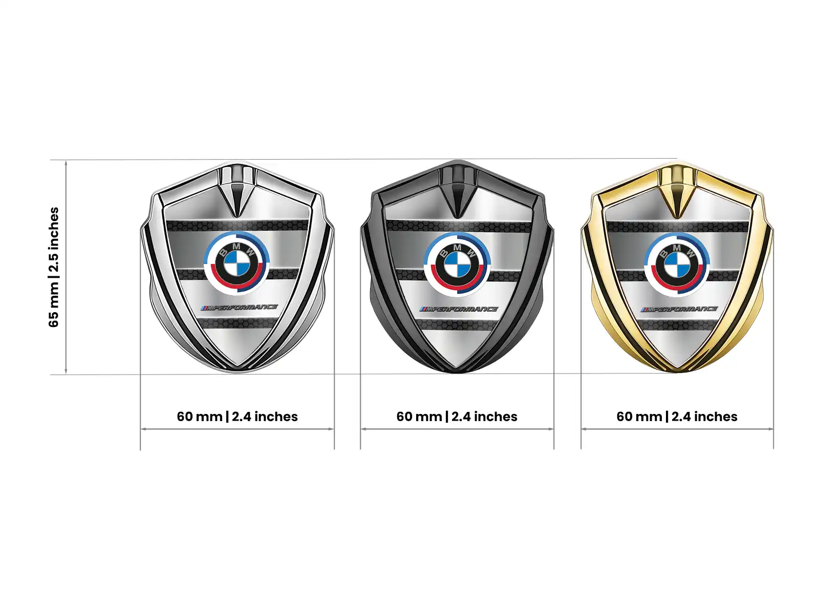 BMW Emblem Silikon Abzeichen Anpassbar Kraft Design
